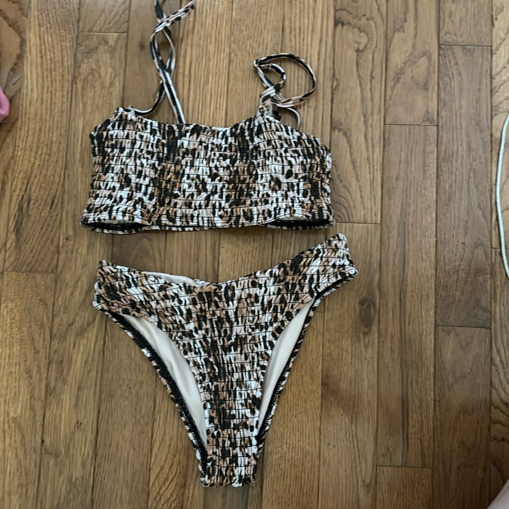 Cheetah print bikini